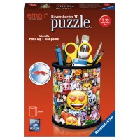 Puzzle 3D Emoji suport pixuri Ravensburger 54 piese