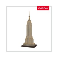 Puzzle 3D Empire State Building nivel mediu 54 piese