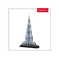 Puzzle 3D cu led Burj Khalifa 136 piese