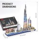 Puzzle 3D led Dubai 182 piese