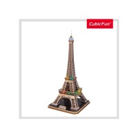 Puzzle 3D cu led Turnul Eiffel 82 piese