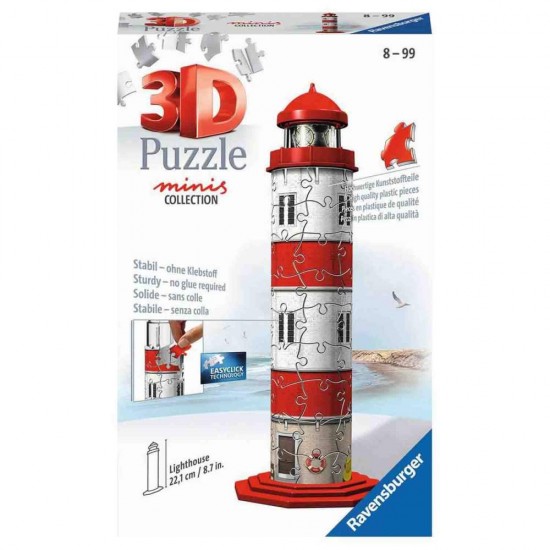 Puzzle 3D Mini Lighthouse 54 piese Ravensburger