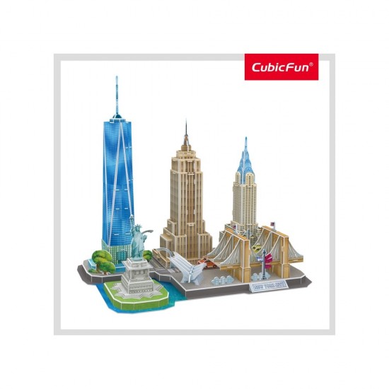 Puzzle 3D New York 123 piese