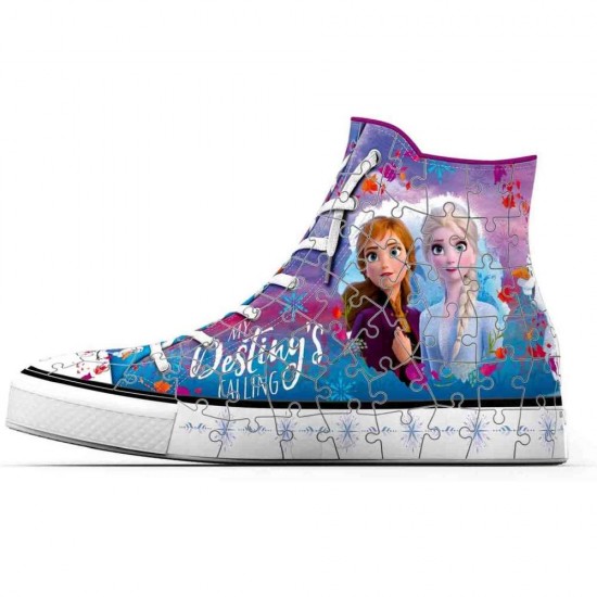 Puzzle 3D suport pixuri sneaker Frozen 108 piese Ravensburger