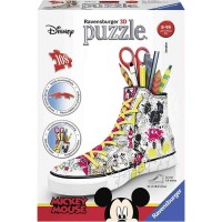 Puzzle 3D suport pixuri sneaker Mickey 108 piese Ravensburger