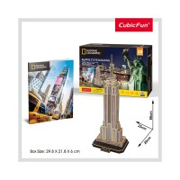 Puzzle 3D Empire State Building cu brosura 66 piese