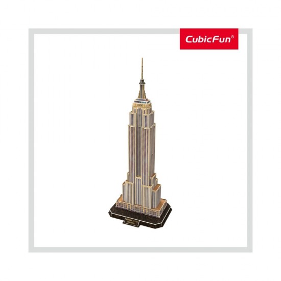 Puzzle 3D Empire State Building cu brosura 66 piese
