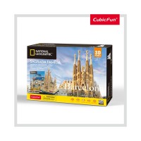 Puzzle 3D cu brosura Sagrada Família 184 piese