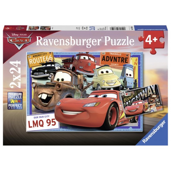 Puzzle Cars 2x24 piese