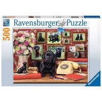Puzzle catel loial Ravensburger 500 piese