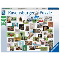 Puzzle colaj cu animale 1500 piese