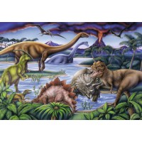 Puzzle Dinozauri - 35 piese