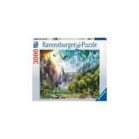 Puzzle domnia dragonilor Ravensburger 3000 piese