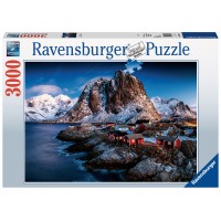 Puzzle Hamnoy 3000 piese Ravensburger