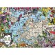 Puzzle Harta Europei 500 piese