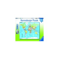 Puzzle Ravensburger 200 piese - Harta lumii