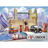 Puzzle Londra 100 piese