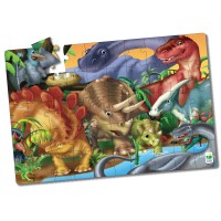 Puzzle mare de podea 50 piese - Dinozauri