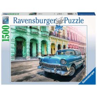 Puzzle masina din Cuba 1500 piese Ravensburger