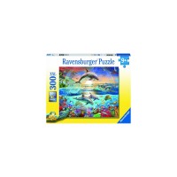 Puzzle Ravensburger 300 piese - Paradisul delfinilor