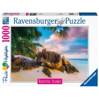 Puzzle Paradisul din Seychelles 1000 piese Ravensburger