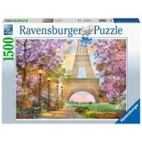 Puzzle Alee romantica Paris Ravensburger 1500 piese