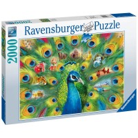 Puzzle paun 2000 piese Ravensburger