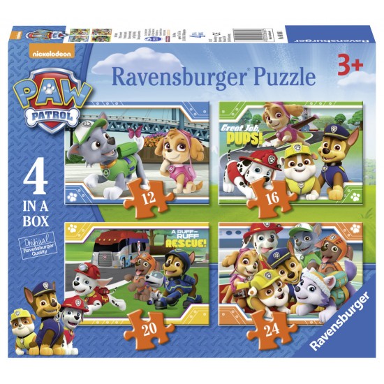 Puzzle Paw Patrol 12/16/20/24 piese