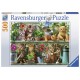 Puzzle Pisici pe raft 500 piese