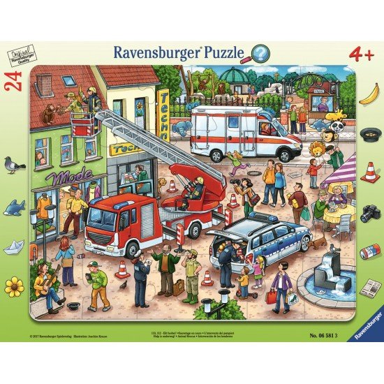 Puzzle Salvarea animalelor - 24 piese Puzzle Salvarea animalelor - 24 piese