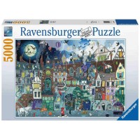 Puzzle 5000 piese Ravensburger - Strada victoriana