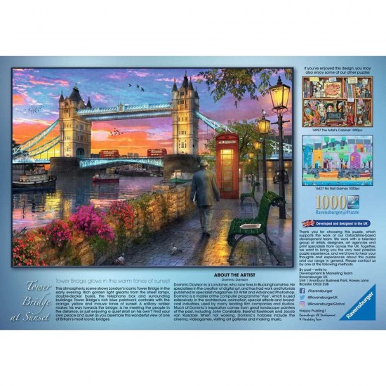 Puzzle Tower Bridge 1000 piese Ravensburger