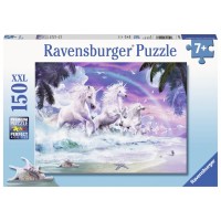 Puzzle Unicorni pe plaja 150 piese