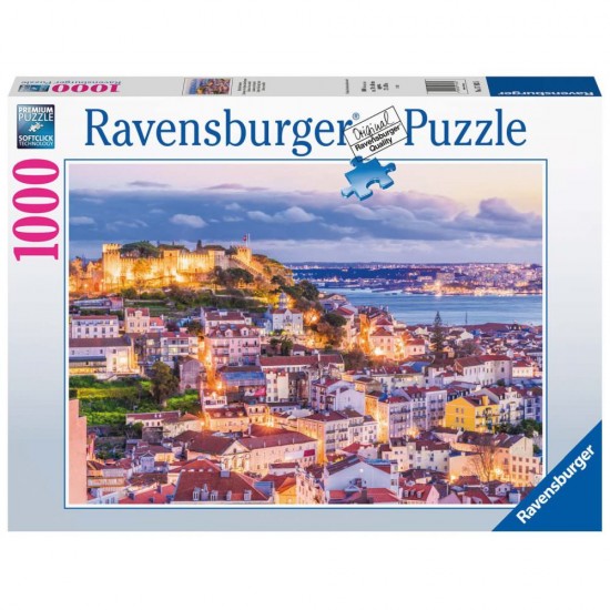 Puzzle vedere peste Lisabona 1000 piese Ravensburger