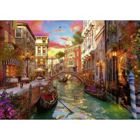 Puzzle Venetia romantica 1000 piese