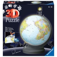 Puzzle 3D cu led globul pamantesc 540 piese Ravensburger
