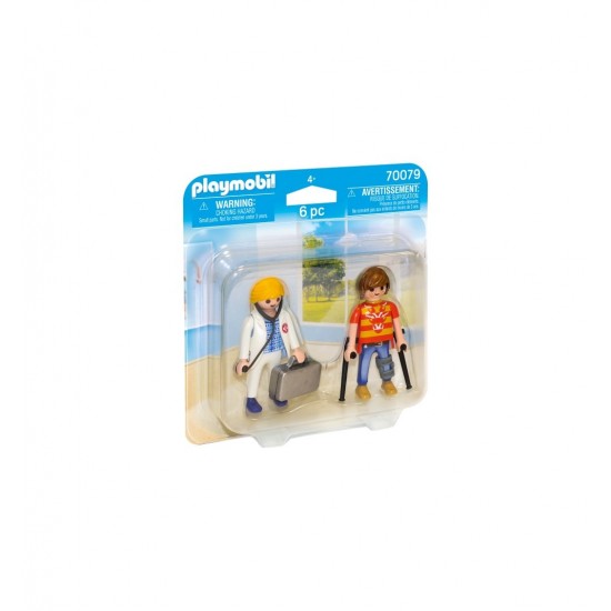 Set 2 figurine doctor si pacient Playmobil