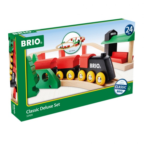 Set trenulet Clasic Deluxe Brio 24 piese