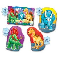 Set primele mele 4 puzzle-uri dinozauri