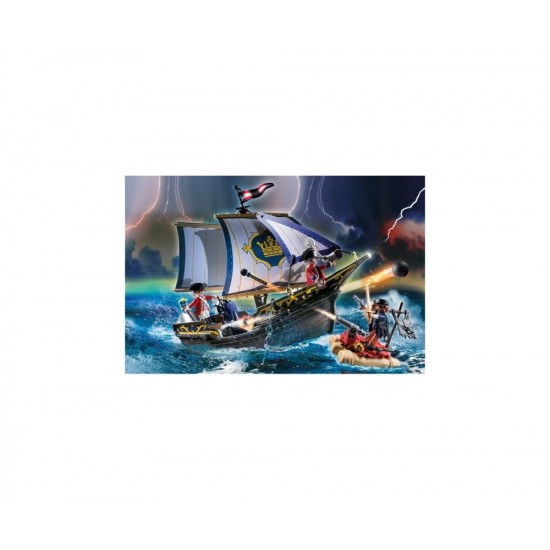 Playmobil Pirates - Soldat britanic si caravela