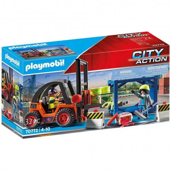 Playmobil City Action - Stivuitor de marfa