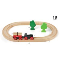 Tren forestier Brio 18 piese