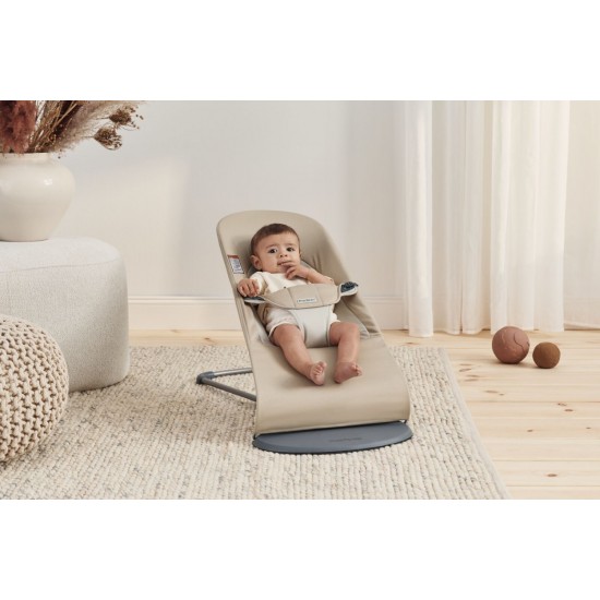 Balansoar Balance Soft Khaki/Beige Bumbac BabyBjorn