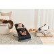 Balansoar bebelusi Bliss BabyBjorn Black din tesatura matlasata cu aspect clasic