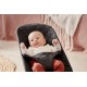 Balansoar bebelusi Bliss BabyBjorn Black din tesatura matlasata cu aspect clasic