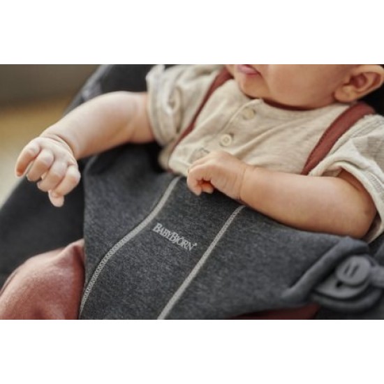 Balansoar BabyBjorn Bliss Charcoal Grey 3D Jersey