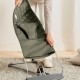 Balansoar bebelusi Bliss BabyBjorn Dark Green din tesatura matlasata cu aspect clasic