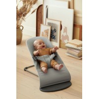 Balansoar Bliss Light Grey 3D Jersey BabyBjorn cu bara de jucarii 