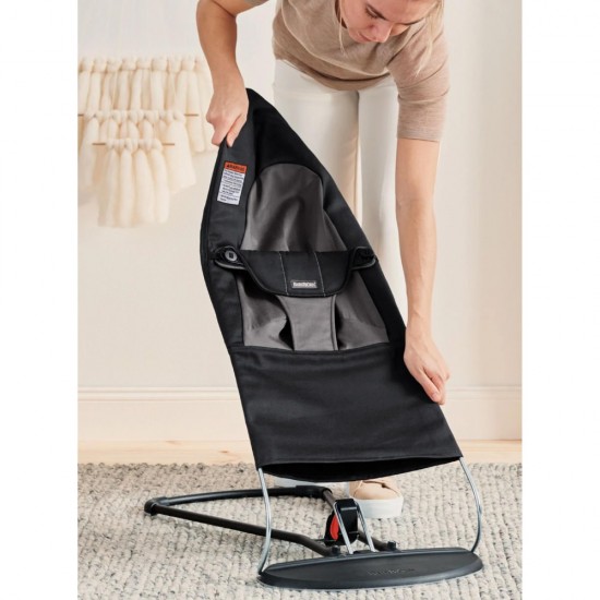 Balansoar bebelusi Balance BabyBjorn Soft Black/Dark Gray