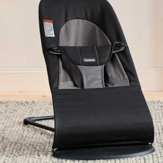 Balansoar bebelusi Balance BabyBjorn Soft Black/Dark Gray